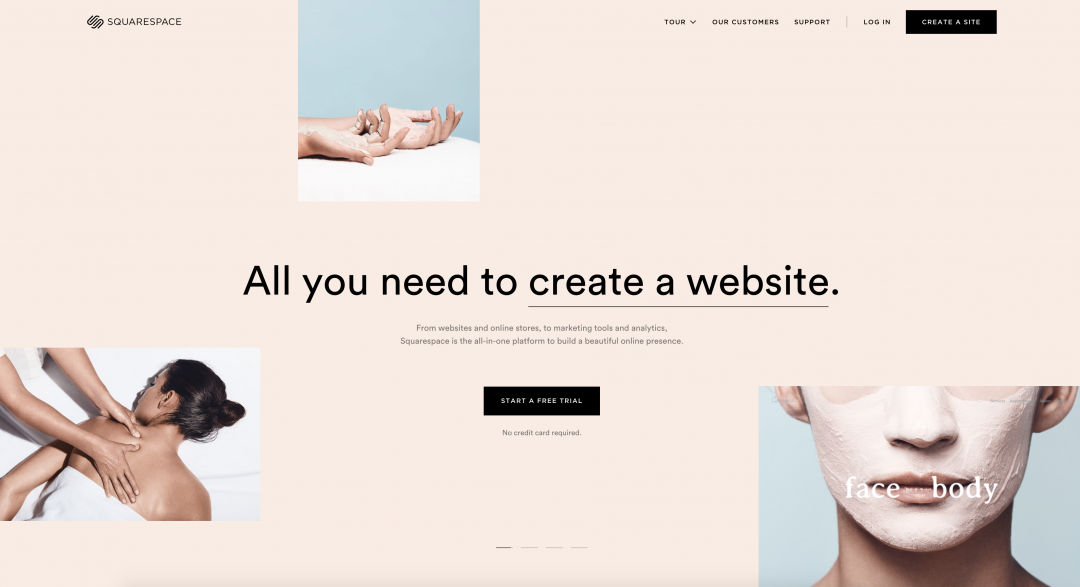 squarespace website builder