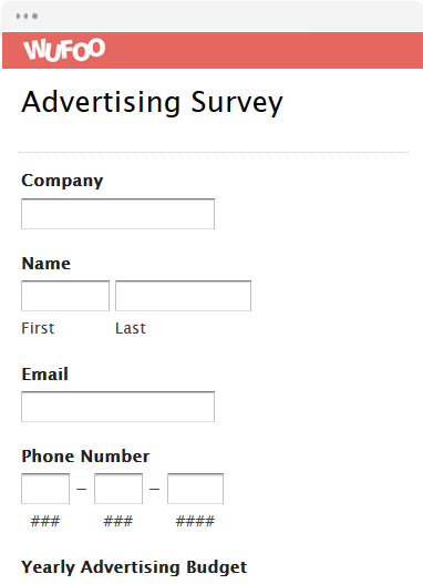 Sample Survey Template from www.wufoo.com