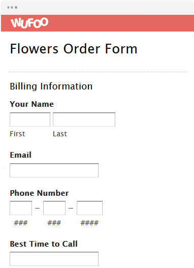 Catalogue Order Form Template from www.wufoo.com