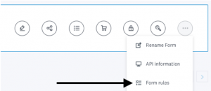 how to access Form Rules